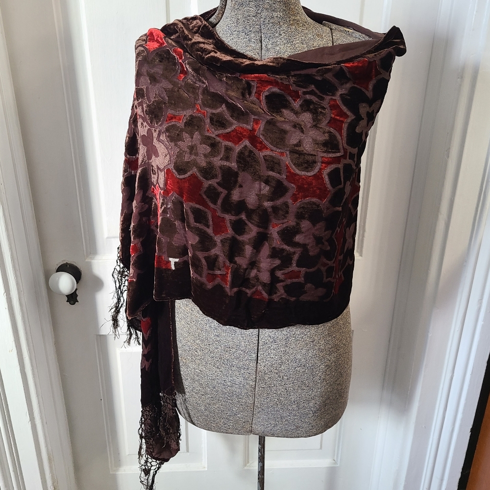 Vintage Velvety Scarf